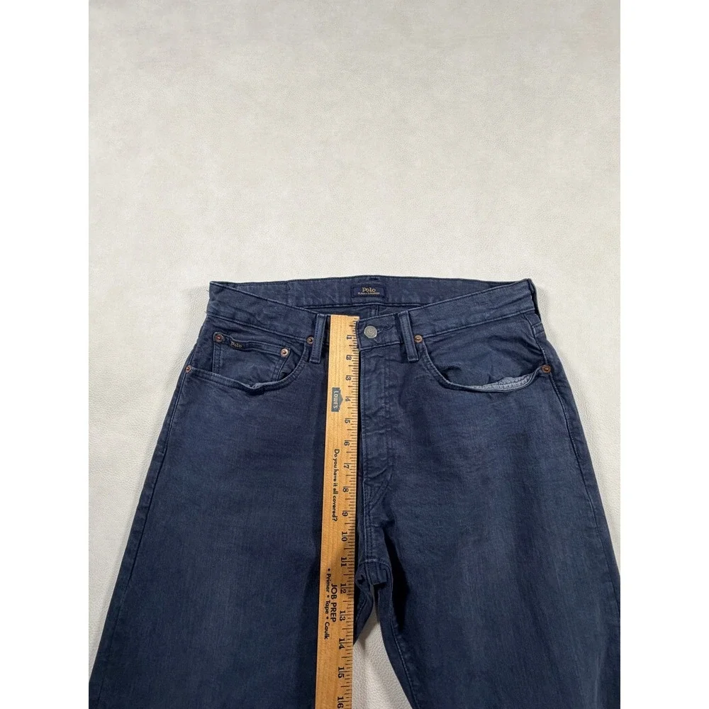 Polo Ralph Lauren Sullivan Slim Jeans Mens 32x34 Navy Blue‎ Dark Wash RN41381